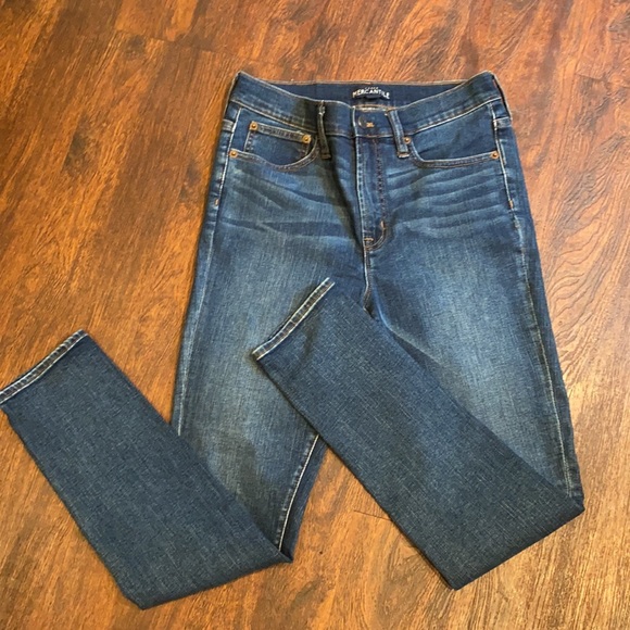 J. Crew Mercantile High Rise Skinny Jeans 27